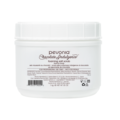 1900-22 1kg Chocolate Indulgence Foaming Salt Scrub Prof